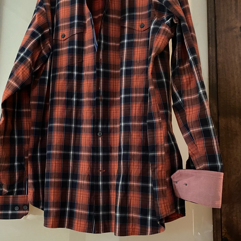 🔥 Banana republic Mens shirt size L 16-16.5 - Picture 3 of 5
